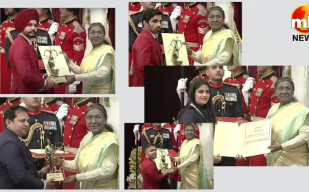 मनु भाकर को खेल रत्न, नवदीप और धर्मबीर समेत 8 को मिला अर्जुन अवॉर्ड