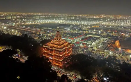 अंतरिक्ष से ऐसी दिखती है महाकुंभ की भव्यता... ISRO ने साझा की अद्भुत तस्वीरें