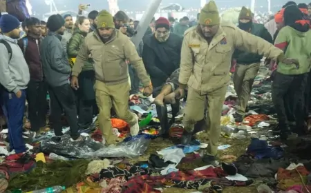 प्रयागराज के संगम तट पर मची भगदड़ ! प्रशासन की त्वरित कार्रवाई