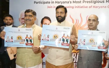 फरीदाबाद हाफ मैराथन-2.0 के लिए CM सैनी ने किया रजिस्ट्रेशन प्रक्रिया का शुभारंभ