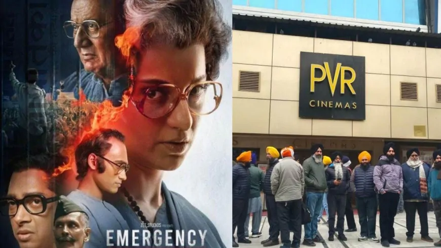 'इमरजेंसी' के रिलीज के पहले ही दिन लगी रोक, PVR पहुंचकर SGPC ने किया प्रदर्शन