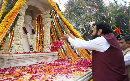 दीनबंधु सर छोटूराम ने जीवन पर्यंत विभिन्न वर्गों के कल्याण के लिए किया संघर्ष : नायब सैनी