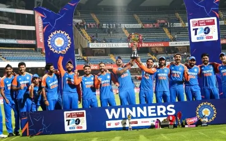 IND Vs ENG T20 : अभिषेक शर्मा की आंधी में उड़ी इंग्लैंड, भारत ने दर्ज की 150 रनों से बड़ी जीत 