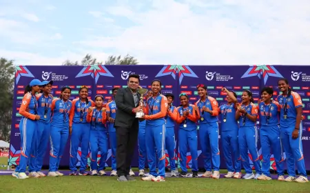 बेटियों ने किया देश का नाम रौशन, भारत ने लगातार दूसरी बार जीता U-19 महिला T20 World Cup