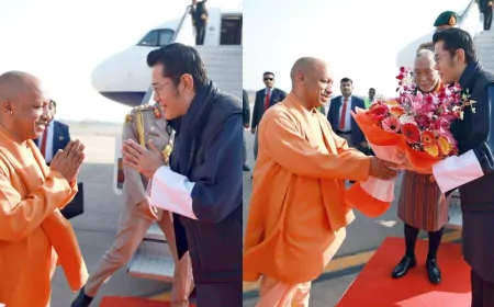 Mahakumbh 2025: भूटान नरेश ने संगम में लगाई आस्था की डुबकी, CM योगी संग हुए शामिल