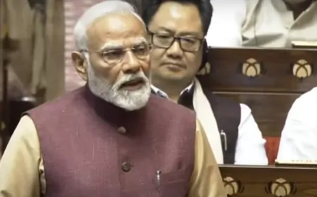 राज्यसभा में गरजे PM मोदी, अंबेडकर, आरक्षण, UCC और आपातकाल का जिक्र