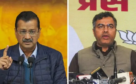 Delhi Election 2025 : BJP के परवेश वर्मा ने मारी बाजी, नई दिल्ली सीट से अरविंद केजरीवाल हारे