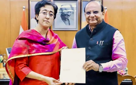 आतिशी ने दिल्ली सीएम पद से इस्तीफा दिया, उपराज्यपाल को सौंपा रेजिग्नेशन