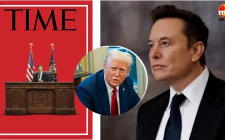 टाइम मैगजीन का नया कवर: मस्क के US राष्ट्रपति बनने पर विवाद !