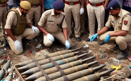 पटियाला में कूड़े के ढेर से सात रॉकेट शेल मिलने से हड़कंप, पुलिस ने शुरू की जांच