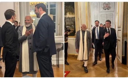 सातवीं बार फ्रांस पहुंचे PM मोदी, राष्ट्रपति मैक्रों संग अहम मुद्दों पर चर्चा