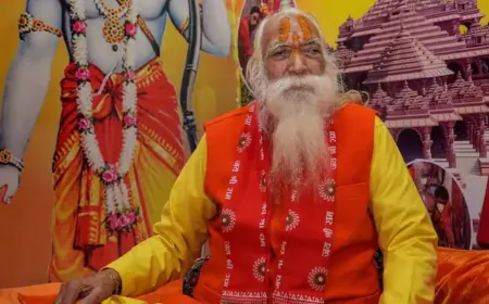 आचार्य सत्येंद्र दास जी महाराज को अंतिम विदाई, सरयू घाट पर दी जाएगी जल समाधि