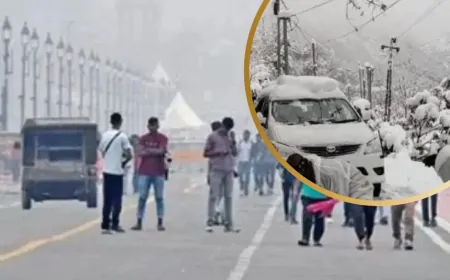 Weather Alert: दिल्ली में बढ़ी गर्मी, पहाड़ों पर बर्फबारी, जानें अपने शहर का मौसम
