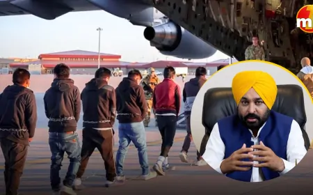 US से 119 अवैध प्रवासियों को लेकर आज अमृतसर रात उतरेगा विमान