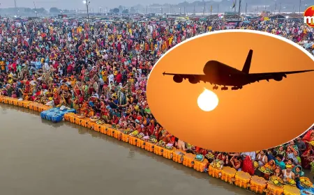 Mahakumbh में बना एक और रिकॉर्ड, प्रयागराज एयरपोर्ट पर 650 चार्टर्ड जेट्स की लैंडिंग