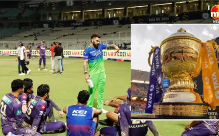 IPL 2025 : 22 मार्च को 17 साल बाद फिर ओपनिंग मुकाबले में RCB vs KKR !