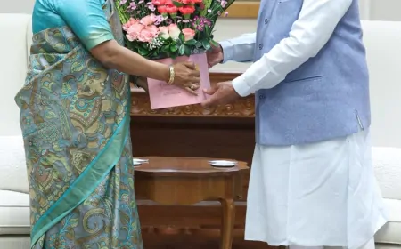 CM रेखा गुप्ता ने की PM मोदी से मुलाकात, इन मुद्दों पर हुई चर्चा