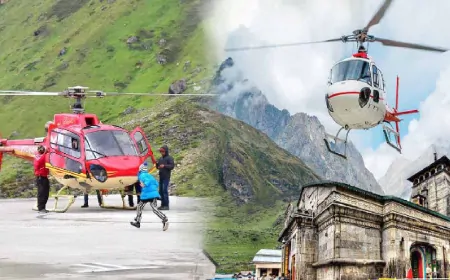 केदारनाथ जाने वालों के लिए बुरी खबर ! हेलीकॉप्टर किराए में 5% बढ़ोतरी