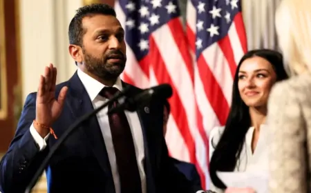 FBI Chief Kash Patel:  काश पटेल बने FBI डायरेक्टर, भगवद गीता पर हाथ रखकर शपथ ली