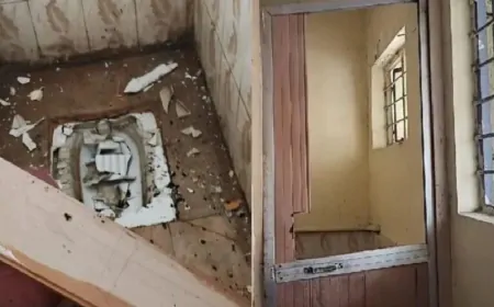 स्कूल के बाथरूम में फ्लश दबाते ही धमाका! मचा हड़कंप, छात्रा झुलसी