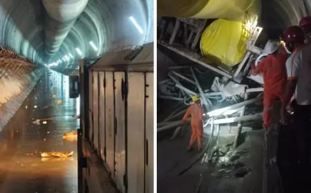तेलंगाना टनल हादसा: बचाव दल की कोशिशें तेज, मगर अब तक कोई सुराग नहीं