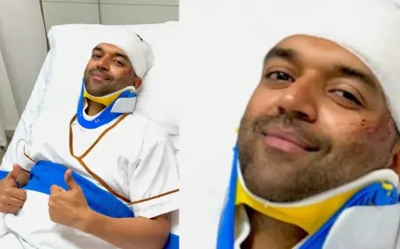 'शौंकी सरदार' की शूटिंग के दौरान स्टंट करते बुरी तरह घायल हुए Guru Randhawa, अस्पताल से शेयर की फोटो, बोले- हौसला बरकरार है...