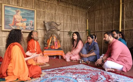 महाकुंभ पहुंचीं कैटरीना कैफ, आस्था और अध्यात्म में डूबी नजर आईं