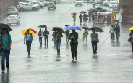 दिल्ली-UP में बारिश.. पहाड़ों में बर्फबारी, जानें अपने राज्य का हाल