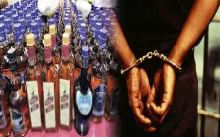 भिवानी पुलिस की नशा तस्करों के खिलाफ बड़ी कार्रवाई, बड़ी मात्रा में जब्त की अवैध शराब 