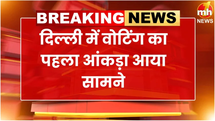 Delhi Election 2025: दिल्ली में वोटिंग का पहला आंकड़ा आया सामने, जानें सभी सीटों का हाल