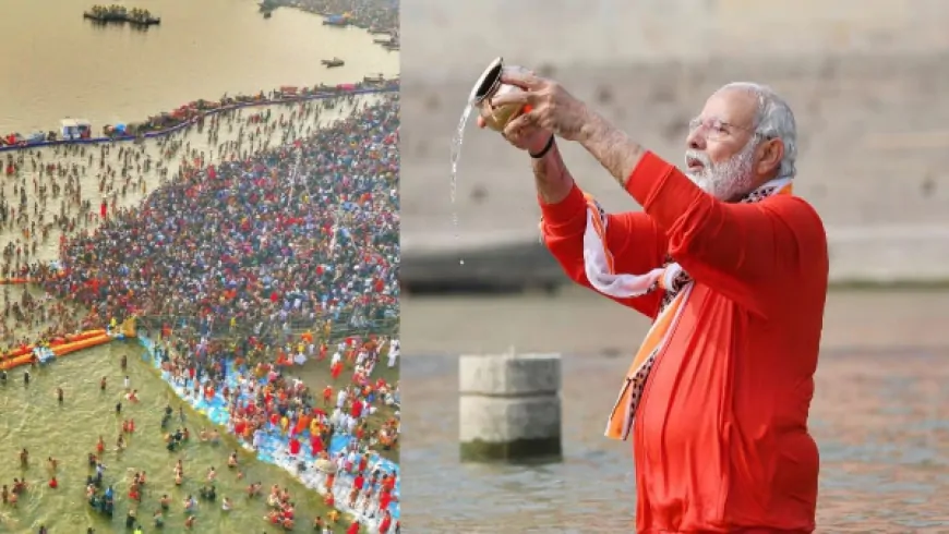 Mahakumbh 2025: PM मोदी ने किया महाकुंभ में अमृत स्नान
