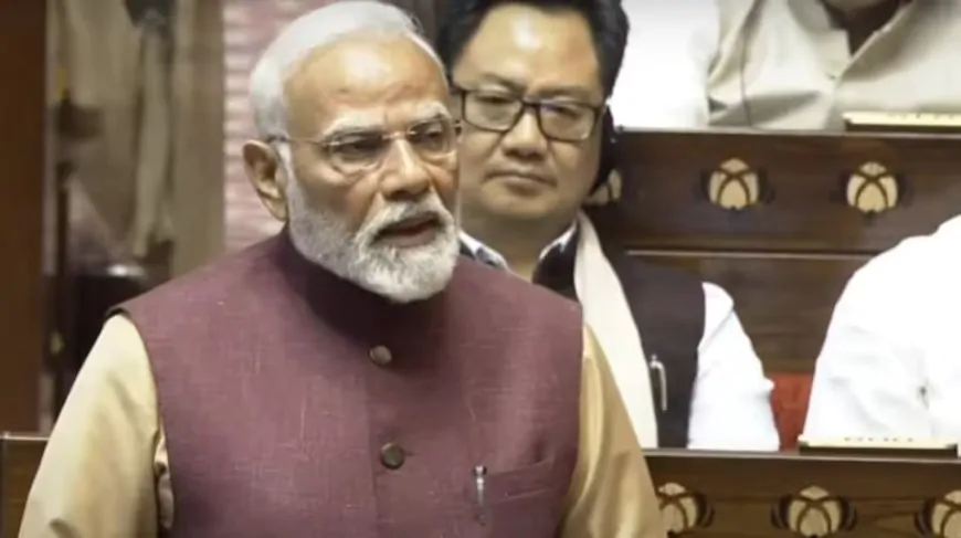 राज्यसभा में गरजे PM मोदी, अंबेडकर, आरक्षण, UCC और आपातकाल का जिक्र
