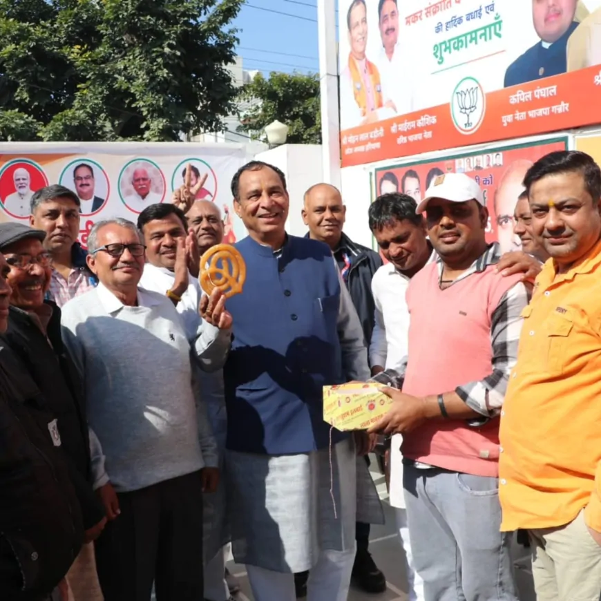 हरियाणा कैबिनेट को मिली 32 में से 24 सीटों पर बीजेपी आगे, पार्टी नेताओं ने बांटी जलेबी
