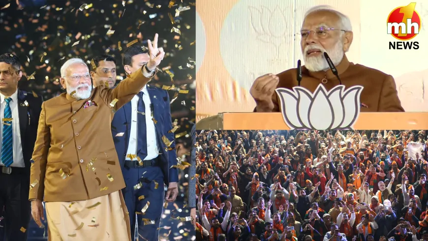 27 साल बाद दिल्ली में BJP की सरकार, PM मोदी बोले– ‘जनता का कर्ज विकास से चुकाएंगे’