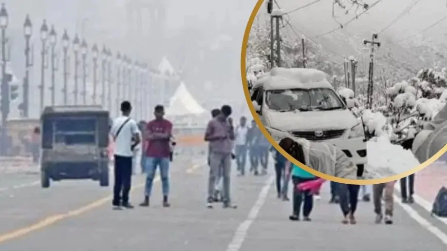 Weather Alert: दिल्ली में बढ़ी गर्मी, पहाड़ों पर बर्फबारी, जानें अपने शहर का मौसम