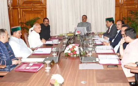 हिमाचल कैबिनेट की अहम बैठक, कई अहम मुद्दों पर होगी चर्चा