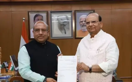 दिल्ली के LG से मिले विधानसभा अध्यक्ष विजेंद्र गुप्ता, इन मुद्दों पर हुई चर्चा