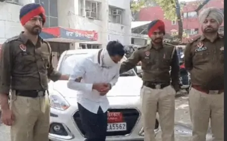 मोहाली में फर्जी IAS गिरफ्तार:राजस्थान का रहने वाला, कार पर लिखवा रखा था- भारत सरकार