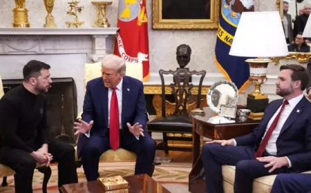 राष्ट्रपति ट्रम्प ने यूक्रेन को दी जाने वाली सभी सैन्य सहायता अस्थायी रूप से निलंबित कर दी।