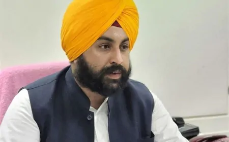 कैबिनेट मंत्री हरजोत सिंह बैंस ने की होला मोहल्ला की तैयारी को लेकर बैठक