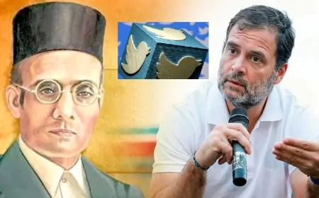 राहुल गांधी पर लगा ₹200 का जुर्माना, वीर सावरकर को लेकर बोला था ये