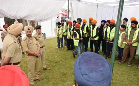 होला मोहल्ला के अवसर पर बढ़ाई गई सुरक्षा, तैनात किए गए 5 हजार पुलिस कर्मी