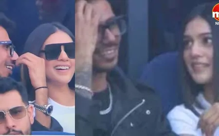 IND Vs NZ Final में 'Mystery Girl' संग नजर आए युजवेंद्र चहल