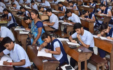 हरियाणा बोर्ड परीक्षा में नकल का मामला : पकड़े गए 37 नकलची, हटाए गए 9 पर्यवेक्षक 