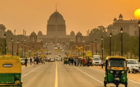 दिल्ली का मौसम अपडेट: आज रहेगा तेज धूप और गर्मी