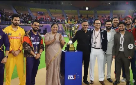 ECL- 2025 का आयोजन,  CM रेखा गुप्ता एंटरटेनर्स क्रिकेट लीग में हुईं शामिल