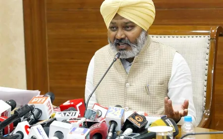 पंजाब में ‘युद्ध नशे के विरुद्ध’ अभियान जारी, कैबिनेट मंत्री हरपाल सिंह चीमा ने की प्रेस कॉन्फ्रेंस