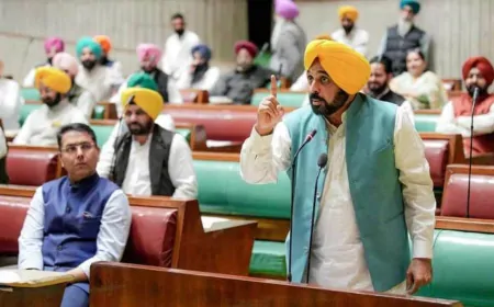 पंजाब विधानसभा का बजट सत्र,  विपक्षी नेताओं ने सदन से किया वॉकआउट