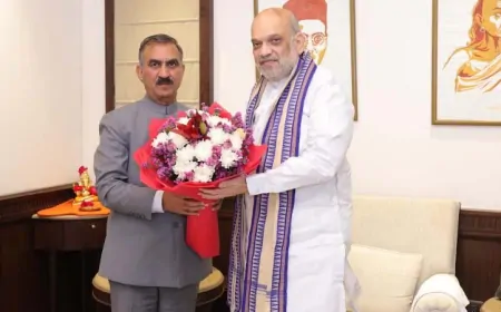 केंद्रीय गृह मंत्री अमित शाह से मिले हिमाचल CM सुक्खू, वित्तीय सहायता का किया आग्रह 