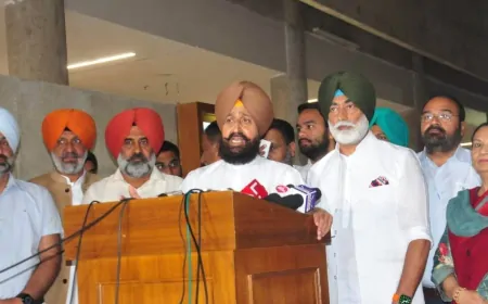 Punjab Budget Session: कांग्रेस विधायकों ने सदन से किया वॉकआउट